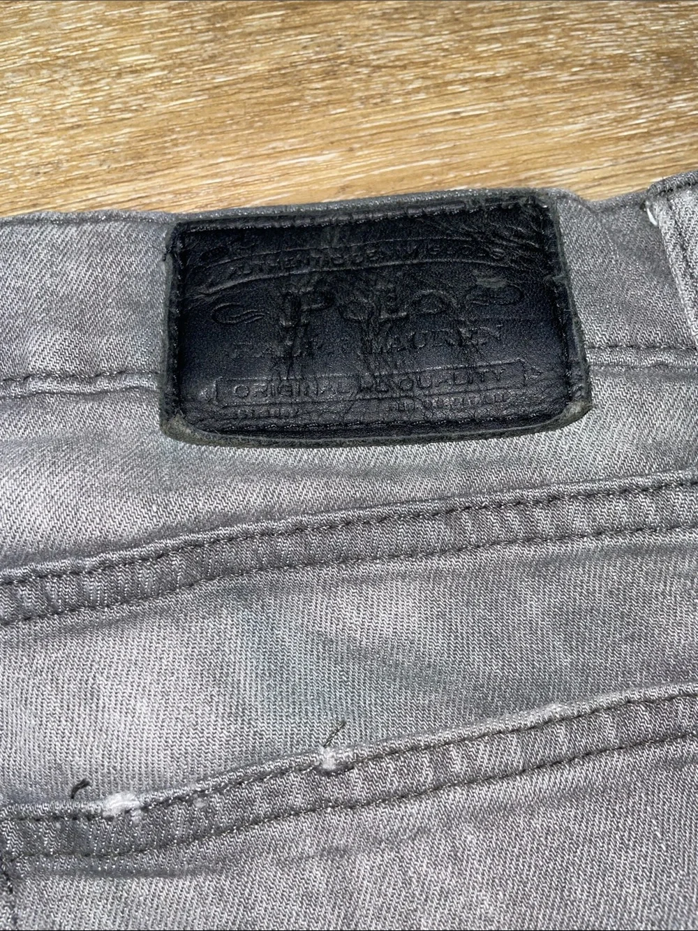 Polo by Ralph Lauren Men's Slim Straight Gray Jeans